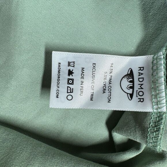 NWT Radmor Golf Polo Men's Large Shirt Sage Taylor BobRad Repeat Print $98‎ - Picture 7 of 13